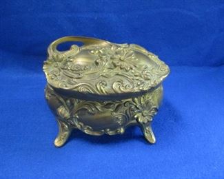 Jennings Bros Art Nouveau Box as is