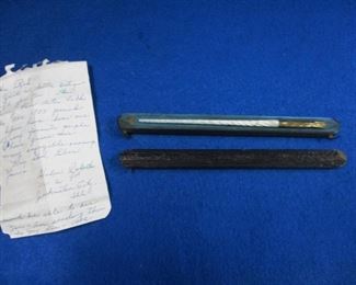 Red Skelton Estate Mother of Pearl Dip Pen with Case and Note from Fan that gifted it to Red