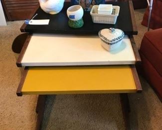 Very cool Mid century modern nesting tables.