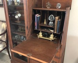 Antique secretary (open) $350