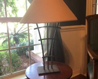Rusty-style lamp $25