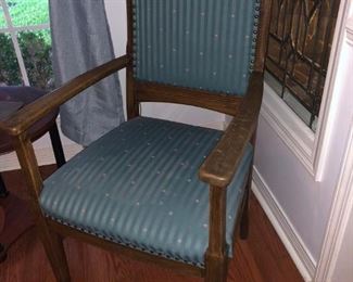 Tall Dutch antique armchair $100