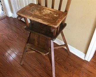 Antique high chair $50