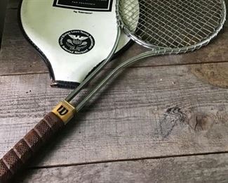 Vintage Wilson tennis racquet United States Lawn Tennis Association. Abercrombie and Fitch cover. $20