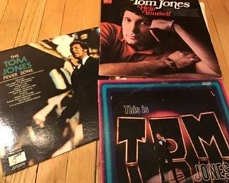 3 Tom Jones albums. $17