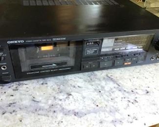 ONKYO Stereo cassette tape deck TA-2026. $77