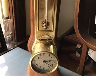 C. 1800s the Minneapolis Honeywell clock and thermometer $300