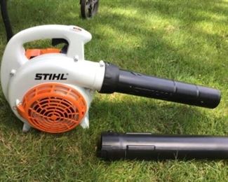 Stihl gas powered leaf blower and vacuum $185 used 3 times