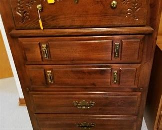 chest of drawers and matching end tables