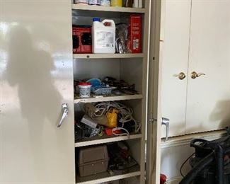 $175~ TWO DOOR STEEL CABINET 