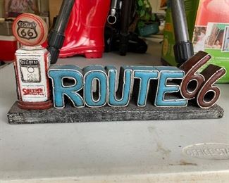 $24- Route 66 resin sign