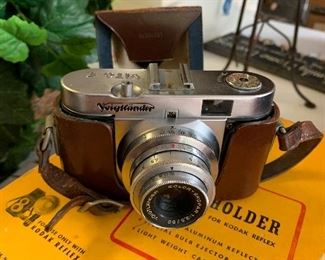 $ 95 ~ VINTAGE  VOIGTLANGER VITO B 35MM FILM CAMERA  PRONTOR- SVS LENS 13 5/50 WITH LENSE AND CASE 