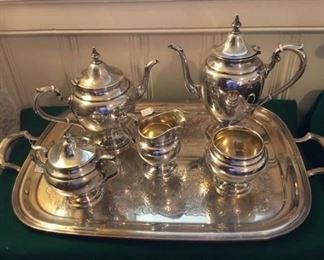 Sterling silver coffee/tea service