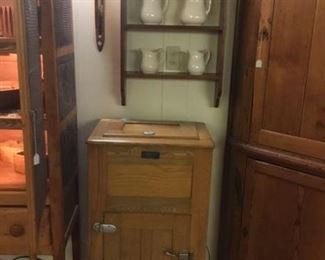 Antique apartment-size Icebox
