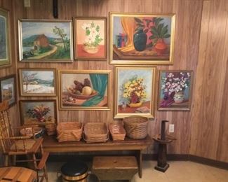 Oils paintings early 1950’s