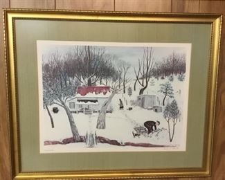 Queena Stovall print “CABIN ON TRIPLE OAKS FARM”