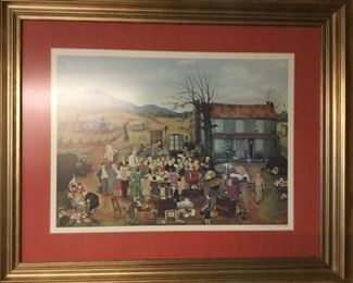 Queena Stovall print  “END OF THE LINE”