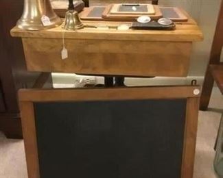 Antique Child’s Desk and Slateboard