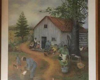 Queena Stovall print “COMP’NY COMIN’ “