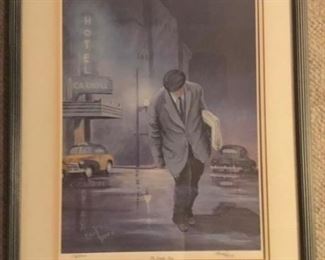 Buck Tyree print  “THE LONELY MAN”
