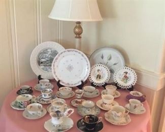 Collection of Demitasse and tea cups from Occupied China