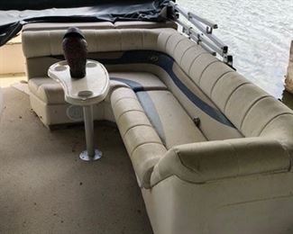 Pontoon boat interior