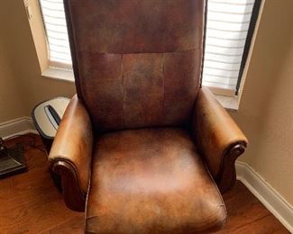 Leather office chair $150