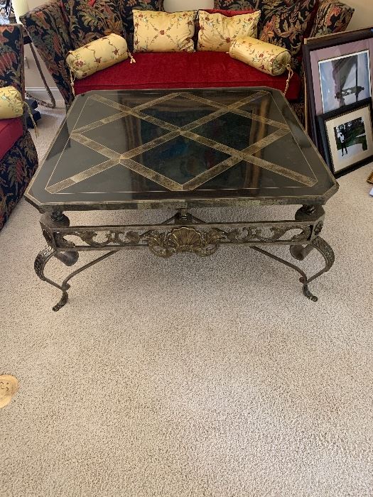 Mainland Smith coffee table $850 
50 square 24 tall