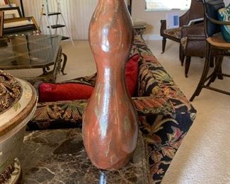 Brown vase $25
