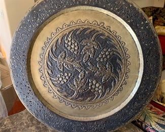 Oversized display charger on stand $40
22.5 round