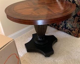 Wooden end table $450
36 round 30 tall