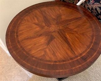 Wooden end table $450
36 round 30 tall