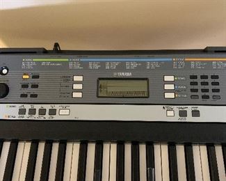 Yamaha keyboard with stand and stool $75