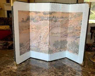 Miniature Asian screen $75
21.5 wide 14.5 tall