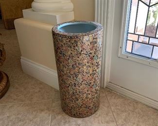 Umbrella stand $65
18 inches tall