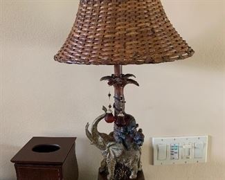 Elephant lamp $30
28 inches tall