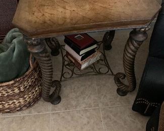Corner table $150
25 inches square 26.5 inches tall