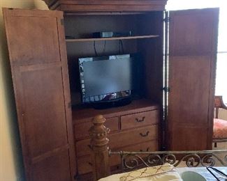 T V  armoire $275
80 inches tall 43 inches wide 24 inches deep