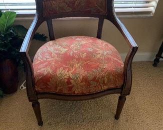 Red accent chair $125
29 tall 25 wide 21 deep