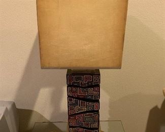 Art lamp $60
32 tall
