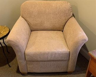 Beige chair $150
29 tall 37 wide 37 deep