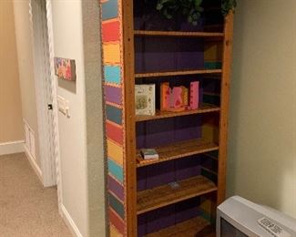 Art bookcase $175
81.5 tall 34.5 wide 12 deep