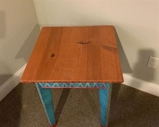 Art end table $125
22 square 26 tall