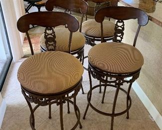Set of barstools 
Pair 400 or all four $650
45.5 tall 19 wide 19 deep