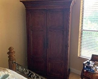 T V  armoire $275
80 inches tall 43 inches wide 24 inches deep