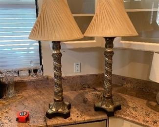 Lamps $40 each or $60 for pair 