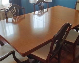 Table, chairs and Buffet  $300