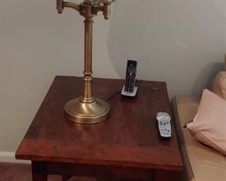 End Table   $50  Brass  Lamp $35
