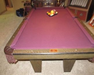 722 Billiards Table - Next bid $175. See instructions.
