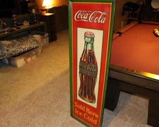 724 Coke Store Sign - next bid $825.  See instructions.